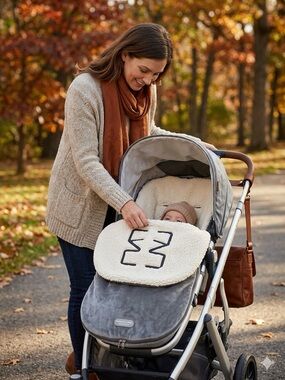 JJ Cole Original Bundleme – Infant Car Seat & Stroller Cover (Graphite) VGUC